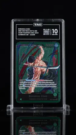 TAG 10 : One Piece Learn Together ; Roronoa Zoro #OP12-020 Leader - Image 1
