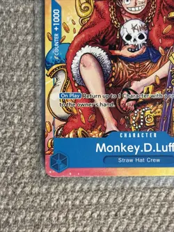 Monkey D Luffy P-043 2nd Anniversary Promo NM One Piece TCG English - Image 5