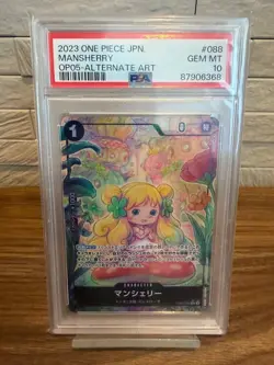 One Piece R Promo OP05-088 PSA 10 Gem Mint Japanese #c1a8 - Image 1
