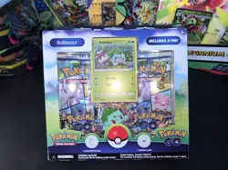 Pokemon TCG Bulbasaur Pin Collection Box Pokemon Go Sealed - Image 1