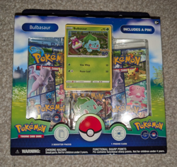 Pokemon TCG Bulbasaur Pin Collection Box Pokemon Go Sealed - Image 1