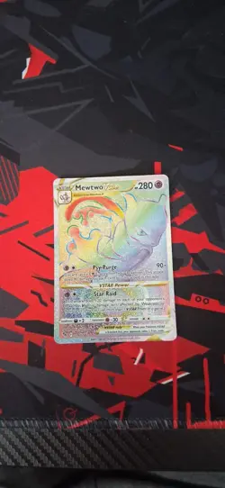 Pokemon TCG Mewtwo VSTAR Secret Rare Card 086/078 Pokemon Go NM - Image 1