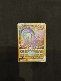 Mewtwo VSTAR 086/078 Gold Secret Rare Pokemon GO Card NM Condition - Image 1
