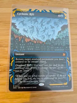 MTG Cyclonic Rift 0014 Secrets Of Strixhaven Mystical Archive M/NM Free UK P&P - Image 1