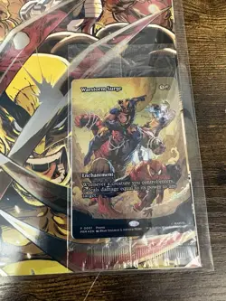 Marvel Avengers Armageddon Virgin Cover Foil + Sealed Warstorm Surge Foil Promo - Image 2