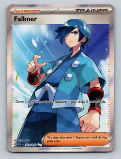 Pokemon TCG Falkner Holo Ultra Rare SV02: Paldea Evolved 251/193 - Image 1