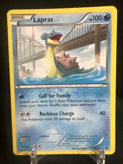 Lapras 25/99 Next Destinies Rare Pokemon Non Holo - Image 1