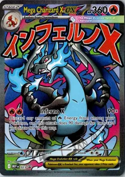 Mega Charizard X ex 023 Holo Promo ME: Mega Evolution Promo Pokemon Holo NM - Image 1