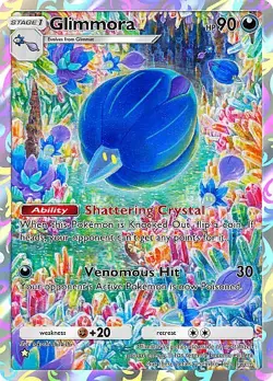Glimmora Full Art Paradox Drive Pokemon TCG Pocket 1 Star ⭐ (English) - Image 1