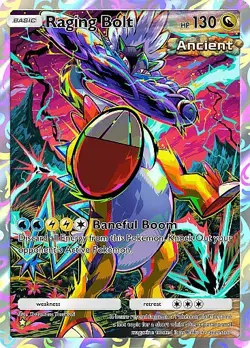 Raging Bolt Full Art Paradox Drive Pokemon TCG Pocket 1 Star ⭐ (English) - Image 1