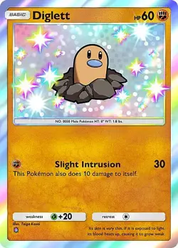 Diglett Shiny Paradox Drive Pokemon TCG Pocket 1 Star ⭐ (English) - Image 1