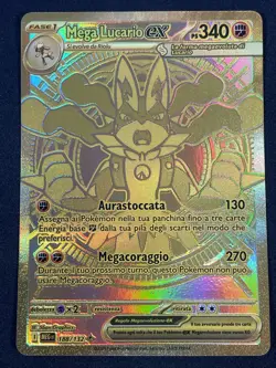 Pokemon TCG MEGA LUCARIO EX 188/132 Megaevoluzione - ITA ITALIANO - Image 1