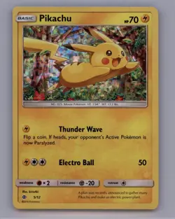 Pikachu - 5/12 005/012 Promo McDonald's Promos 2017 Pokemon TCG DMG - Image 1