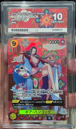 One Piece The Azure Sea's Seven Boa Hancock OP14-112 ACE 10 Perfect Subgrades - Image 2