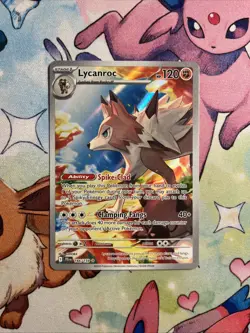 Lycanroc 166/159 - Journey Together Illustration Rare Pokemon Card NM - Image 1