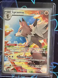 Lycanroc 166/159 Illustration Rare Journey Together NM Pokemon Card - Image 1