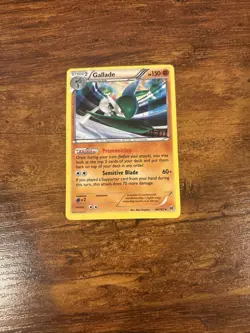 Pokemon TCG Gallade Holo Rare Card Breakthrough 84/162 Near Mint Condition - Image 1