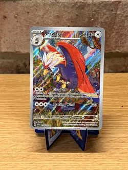 Pokemon Card Braviary 214/191 Surging Sparks Illustration Rare NM +1 Free Holo - Image 1