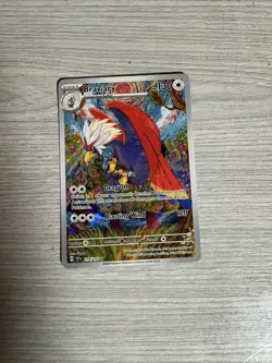 Pokemon TCG Braviary Surging Sparks Illustration Rare Card 214/191 NM Condition - Image 1