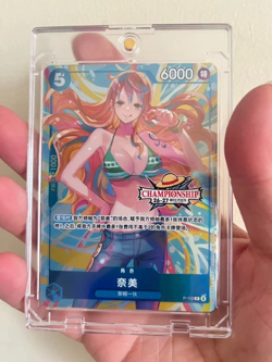 One Piece Chinese Card Game Championship 26-27 Spring Season Nami P-112 NM - Image 1