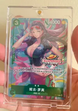 One Piece Chinese Card Game Championship 26-27 Spring Season Nico Robin P-111 - Image 1