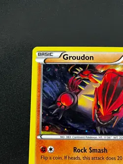 Groudon XY52 - XY Black Star Promo Cosmos Holo Pokemon TCG Card LP - Image 5