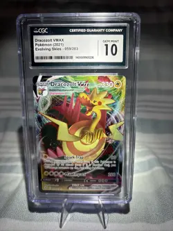 Pokemon 3 Card Lot All Graded By CGC, Quick Ball, Raichu, Dracozolt VMAX - Image 1