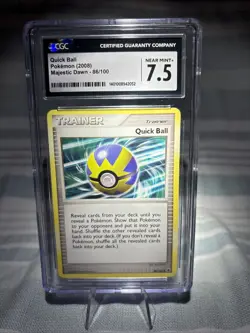 Pokemon 3 Card Lot All Graded By CGC, Quick Ball, Raichu, Dracozolt VMAX - Image 3