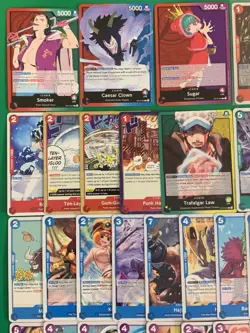 One piece OP-11 - OP-001-OP-117 (91) Card lot Common UnCommon Leaders - Image 2