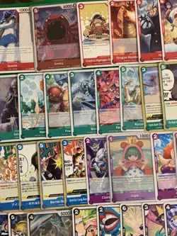 One piece OP-11 - OP-001-OP-117 (91) Card lot Common UnCommon Leaders - Image 4