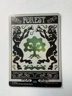 MTG Forest Foil Secret Lair Card 0892 SLD - Image 1
