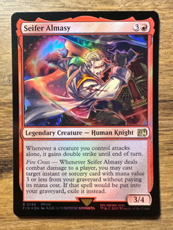 Magic MTG Final Fantasy Seifer Almasy #156 FIN *FOIL* Rare - Image 1