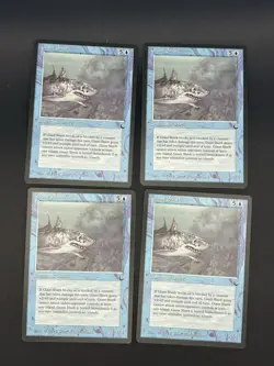Giant Shark ×4 - The Dark - Vintage MTG Meme Playset - LP - Image 1