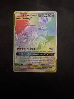 Solgaleo & Lunala GX - 254/236 - Cosmic Eclipse - Pokemon TCG Card NM Rare - Image 1