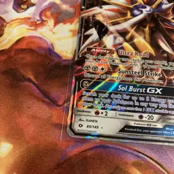 Solgaleo GX 89/149 Sun & Moon Base Set - Pokemon Card - LP - Image 3
