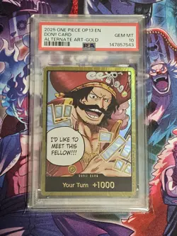 DON!! Card (Gol.D.Roger) (Gold) Carrying On His Will Foil - Image 1