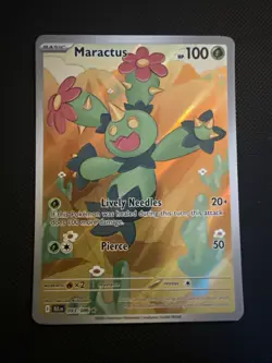 Maractus 093/086 Illustration Rare Foil | SV Black Bolt | Pokemon Card TCG - Image 1