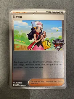 Dawn Regional Stamp Promo Phantasmal Flames Rare 087/094 Pokemon TCG Card - Image 1