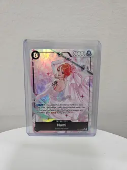 Nami OP15-086 (Alternate Art) SR Adventure on Kami's Island NM - Image 1