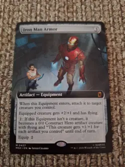Iron Man Armor Extended Art Marvel Super Heroes Mtg Nm 0427 - Image 1