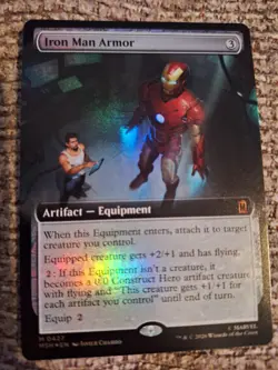 Iron Man Armor Extended Art Foil Marvel Super Heroes Mtg Nm 0427 - Image 1