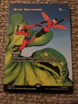 Heroic Intervention Borderless Marvel Super Heroes Mtg Nm 0079 - Image 1