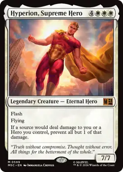 x1 Hyperion, Supreme Hero M MTG Commander: Marvel Super Heroes M/NM, English - Image 1