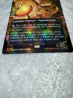 Hazel of the Rootbloom (Borderless) (Raised Foil) - Commander: Bloomburrow (BLC) - Image 5