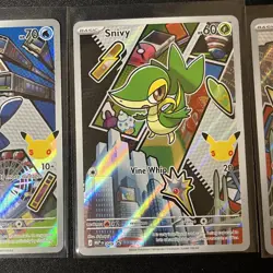 Series 2 First Partner Illustration - Snivy 049, Tepig 050, Oshawott 051 NM/M - Image 3
