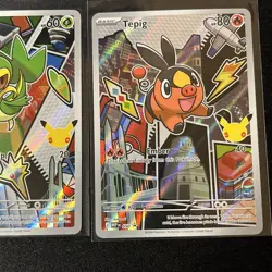 Series 2 First Partner Illustration - Snivy 049, Tepig 050, Oshawott 051 NM/M - Image 4