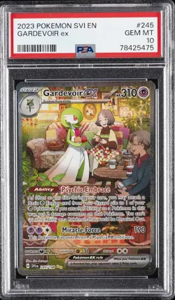 2023 POKEMON SVI EN-SCARLET & VIOLET #245 GARDEVOIR EX PSA 10 - Image 1