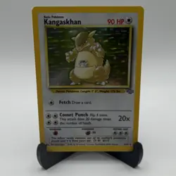 WOTC Pokemon TCG Kangaskhan 5/64 Jungle Holo Rare Unlimited 1999 90HP Eng - Image 1