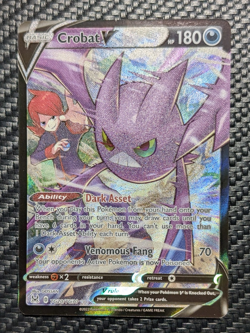 Crobat V TG20/TG30 Swsh11: Lost Origin Trainer Gallery Holo Ultra Rare Pokemon - Image 1