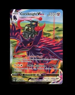 2022 Pokemon SILVER TEMPEST TRAINER GALLERY CORVIKNIGHT VMAX HOLO TG19! NM - Image 1